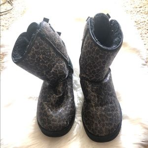 Sequin Cheetah UGG’s with Bows